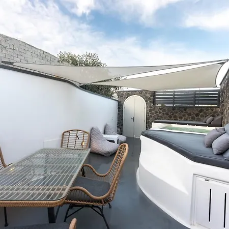 ヴィラ Sun Naam Santorini With Heated Jacuzzi *