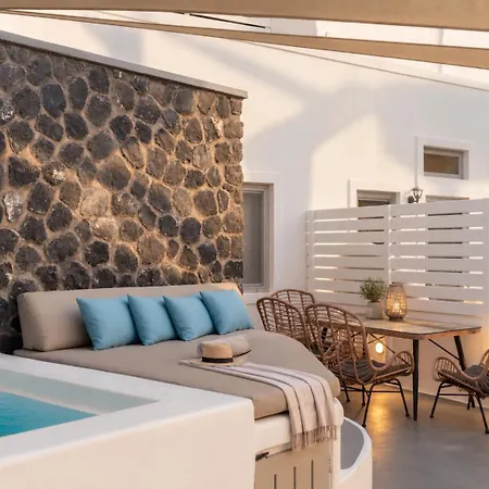 Sun Naam Santorini With Heated Jacuzzi Villa Karterados (Santorini)